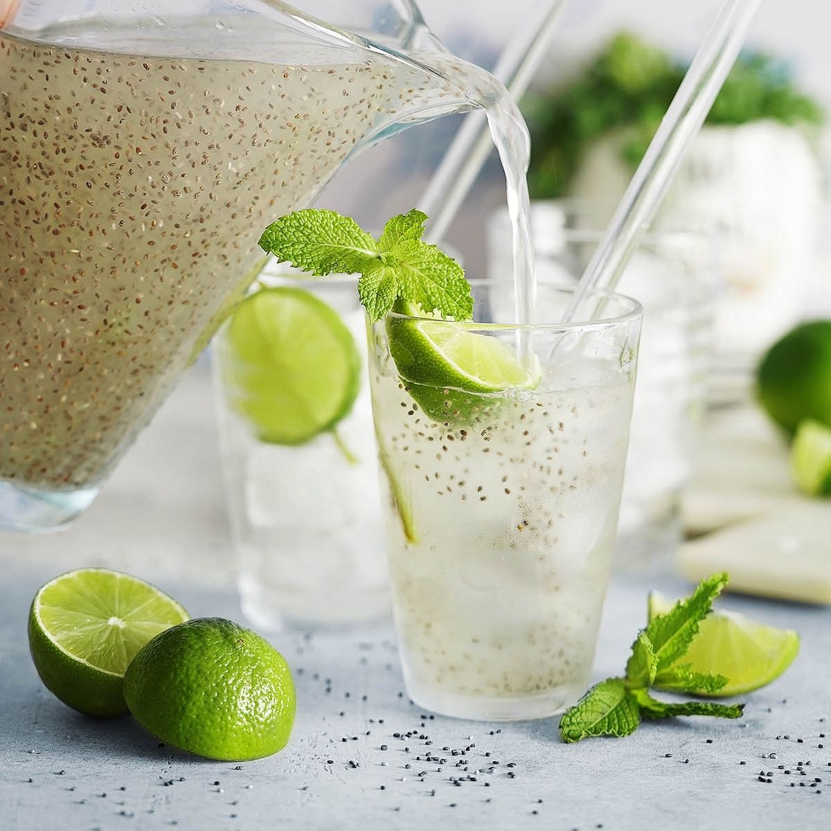 AGUA DE LIMÓN CON CHÍA 🍋🟩