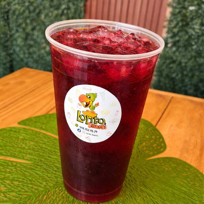 Agua Fresca de Jamaica Gde