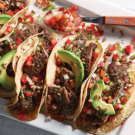 Tacos de Arrachera con Queso 3 Piezas