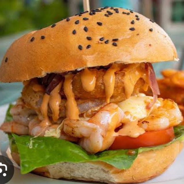 Hamburguesa de Camarón