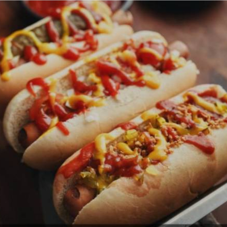 Orden de Hot Dogs Sencillos (3 piezas)