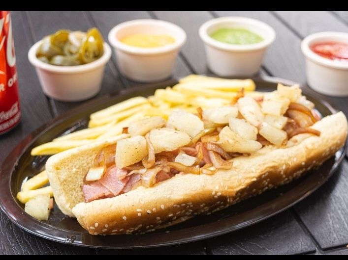 Hot Dog Jumbo Hawaiano