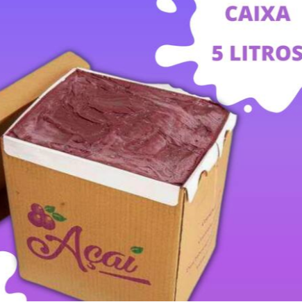 Açaí, Guaraná e enriquecido com banana e morango. Por se tratar de um produto feito com frutas, poderá sofrer variações em seu sabor e coloração conforme a safra.