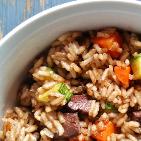 Arroz Frito de Res
