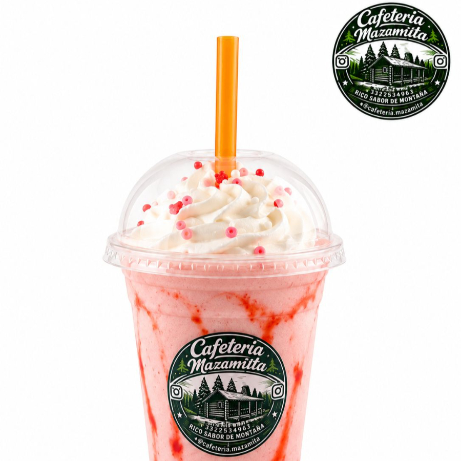 Frape Fresas con Crema