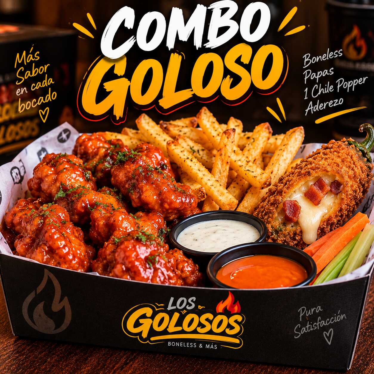 Orden Chica de Boneless Especial