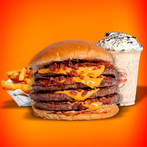 Butcher con Papas y Malteada