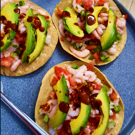 ORDEN DE TOSTADAS DE CAMARON (3 Pz)
