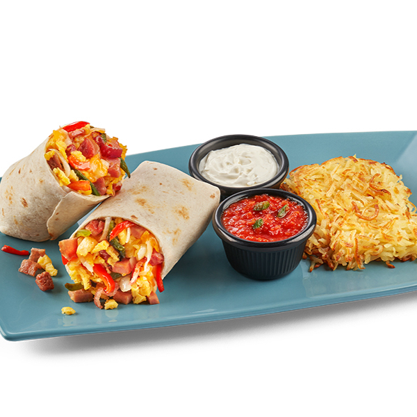 Burrito de 3 Carnes (Incluye Pancakes)