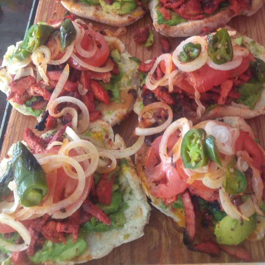 Lonche de Aguacate con Jamón