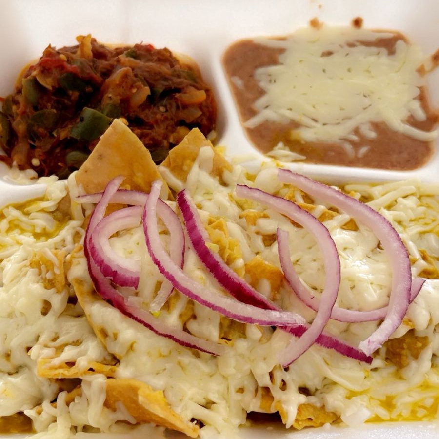 Chilaquiles verdes.