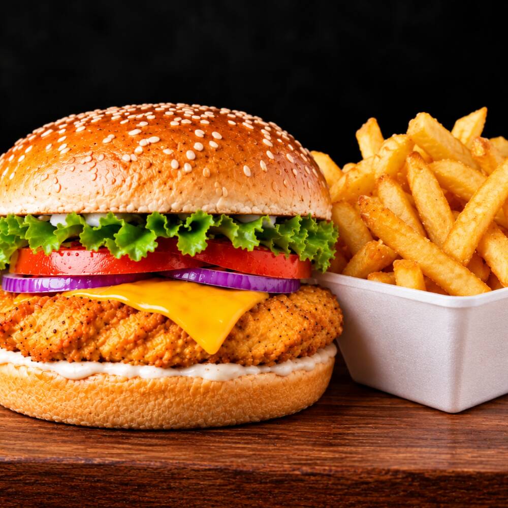 Combo Hamburguesa de Pollo