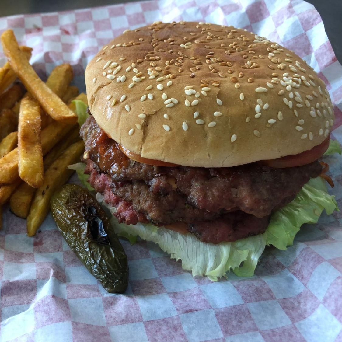 HAMBURGUESA D. CON PAPAS