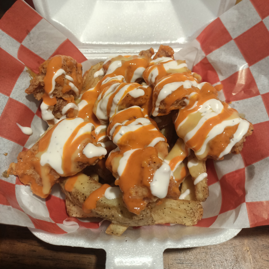 COMBO BBQ FRIES CHICKEN Y SODA