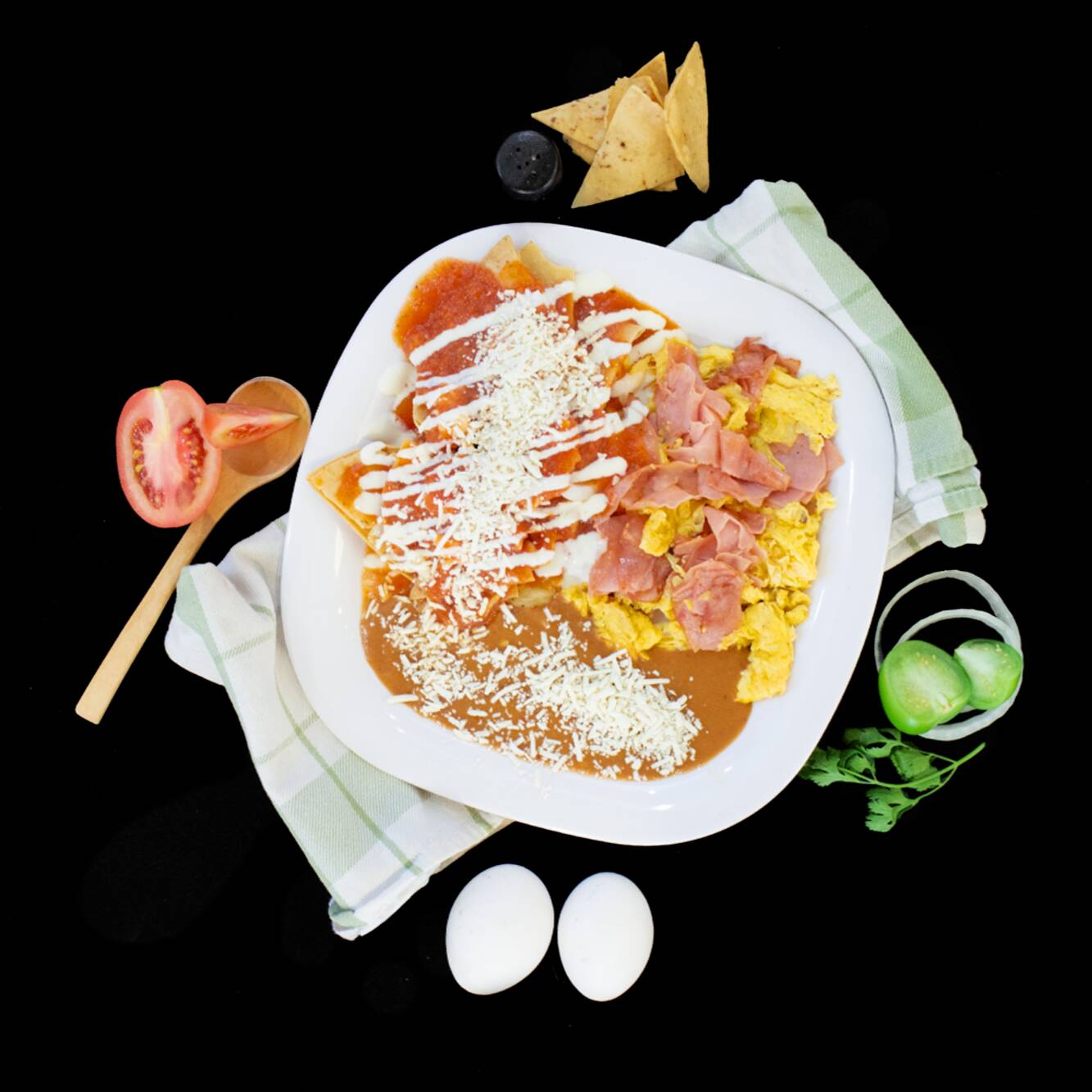 Huevos Revueltos con Jamón