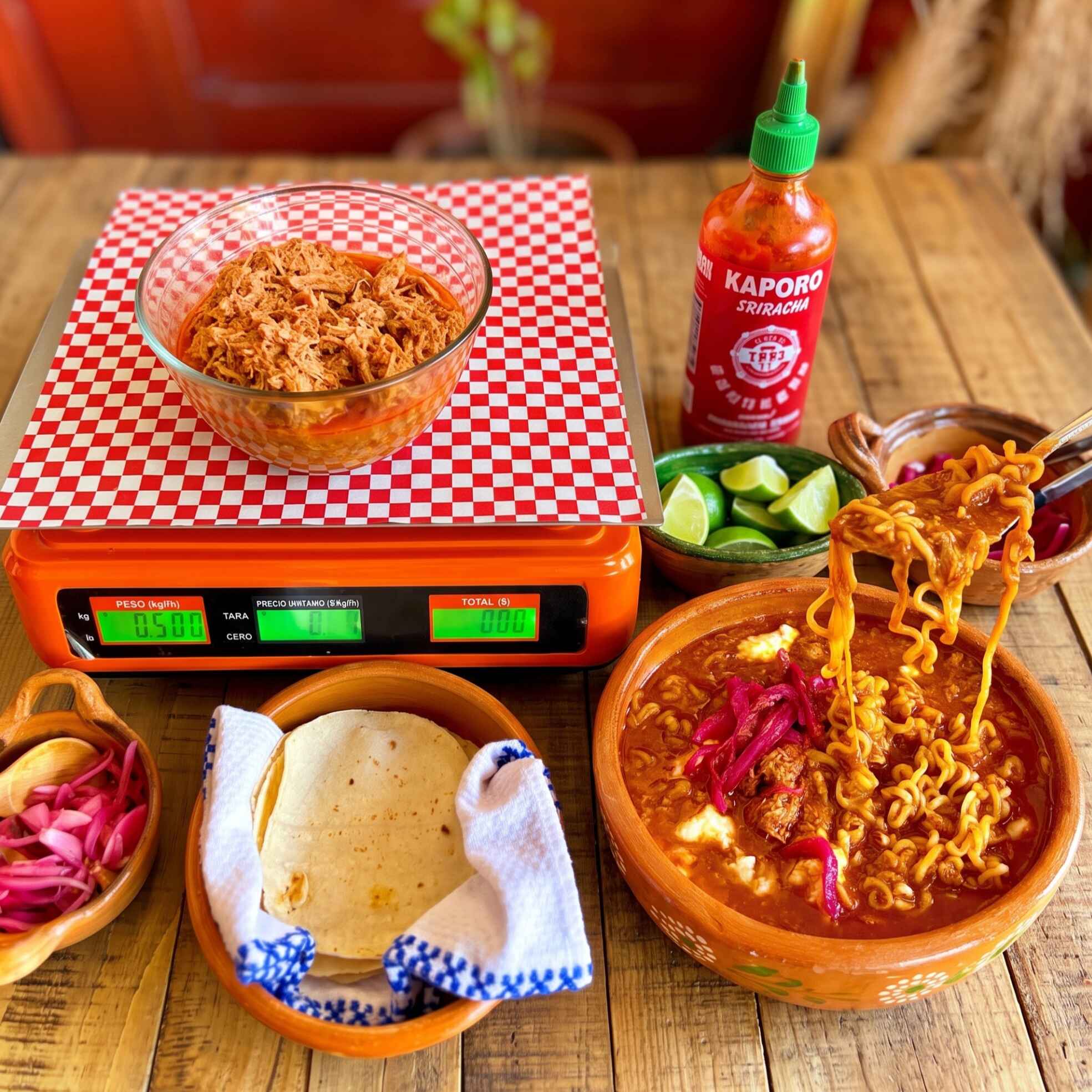 Combo 1/2 K de Cochinita más Cochirramen.