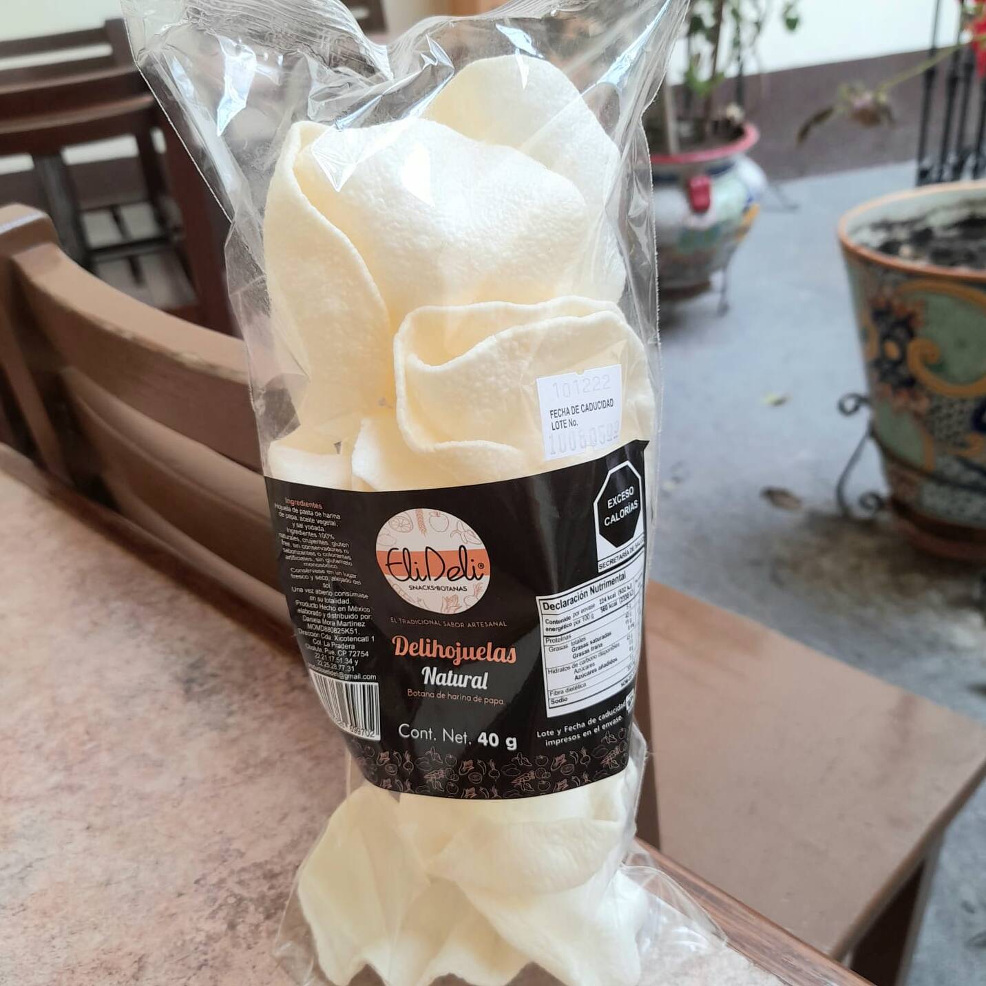 Delihojuelas Papas Eli Deli Naturales