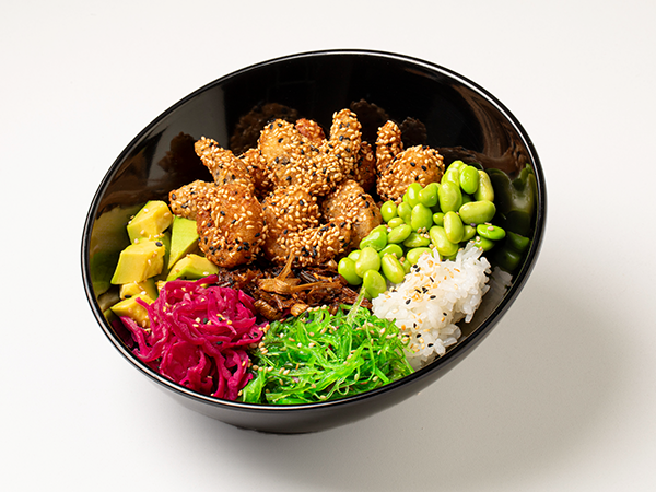 Poke Camarones Tempura