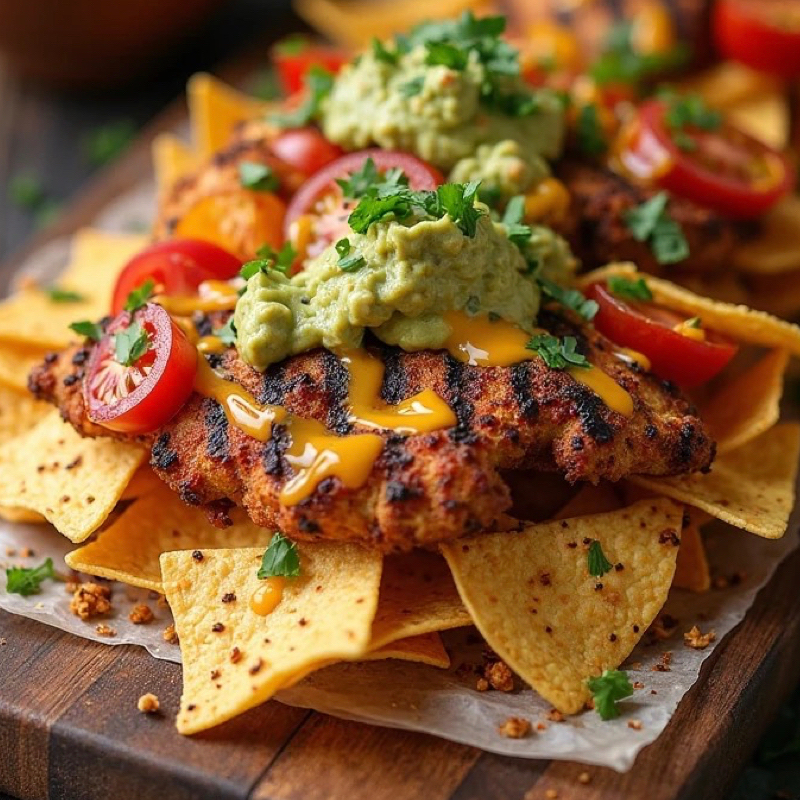 Nachos con Pollo