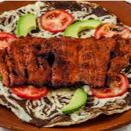 Tlayuda de Cecina