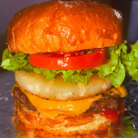 Hamburguesa Hawaiana