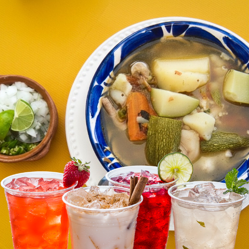 Combo Caldo de Pollo Tlalpeño + Agua CH