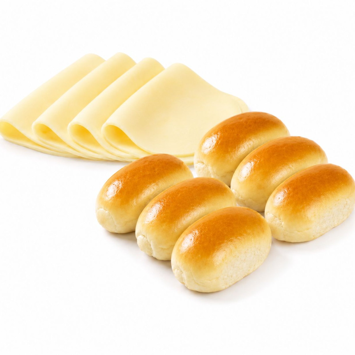 Promoção de 6 unidades de Pão Suíço 100g de Queijo Mussarela #combofamilia #lanche gostoso #saboroso #padaria #mercearia #pão #pãosuíço #queijomussarela #quebragalho