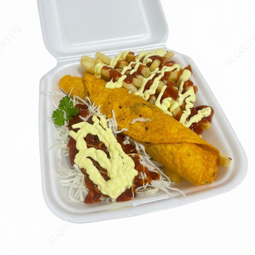 Súper Taco con Papas