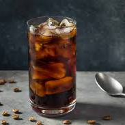 Café Frio con Agua Mineral