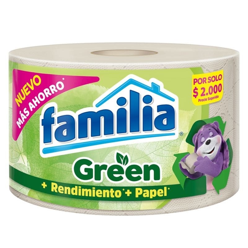 Papel Higiénico Familia Green