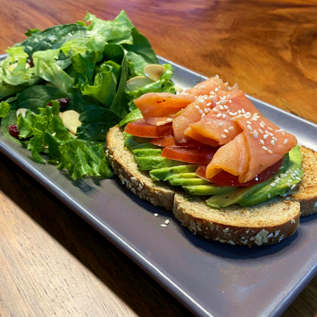 AVOCADO-SALMON TOAST