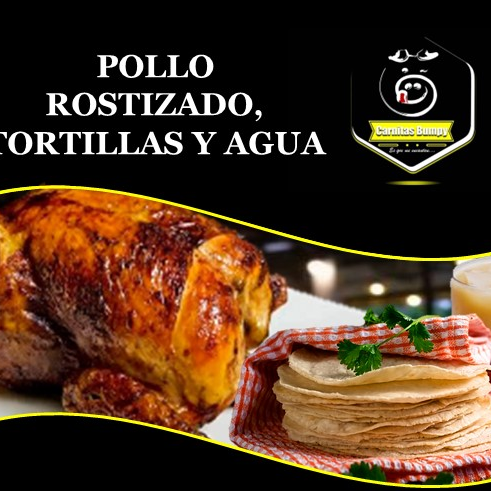 Pollo Entero Rostizado + Tortillas + Agua de Fruta