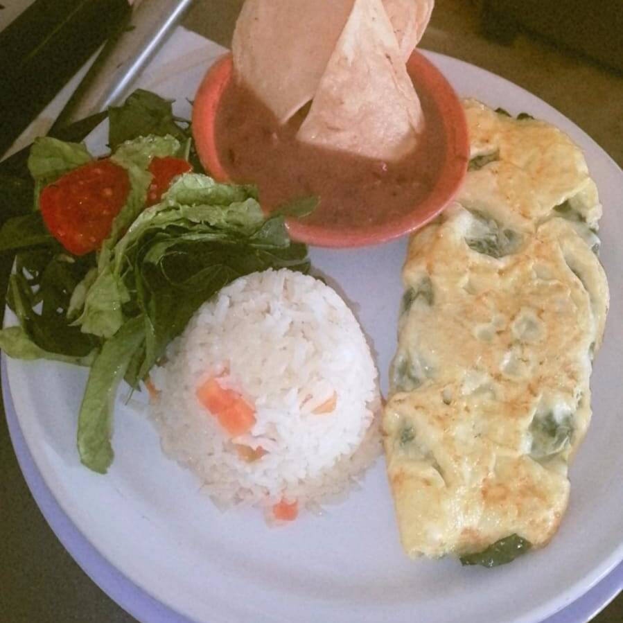 Omelette Espinacas