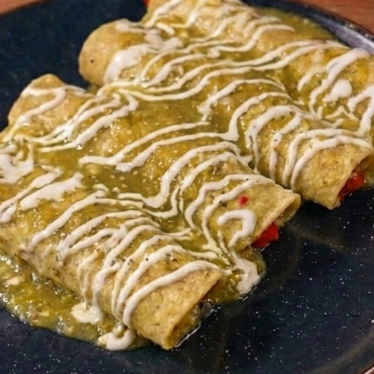1/2 Orden de Enchiladas Sencillas