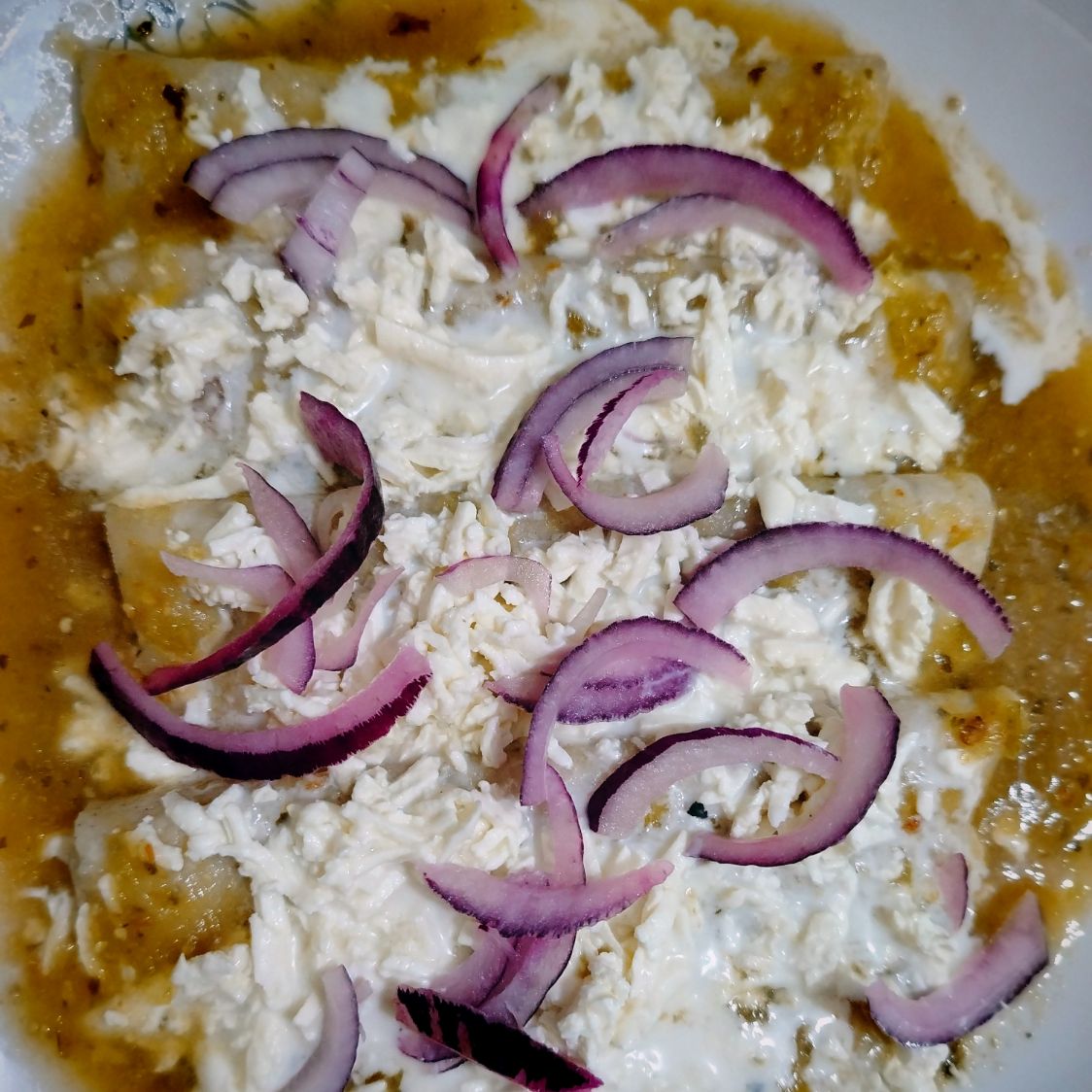 Enchiladas Verdes Sencillas