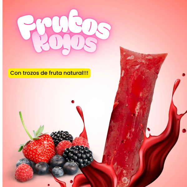 Bolis Frutos rojos