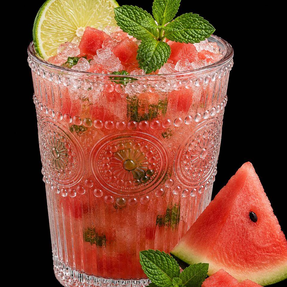 LIMONADA DE SANDIA Y HIERBABUENA