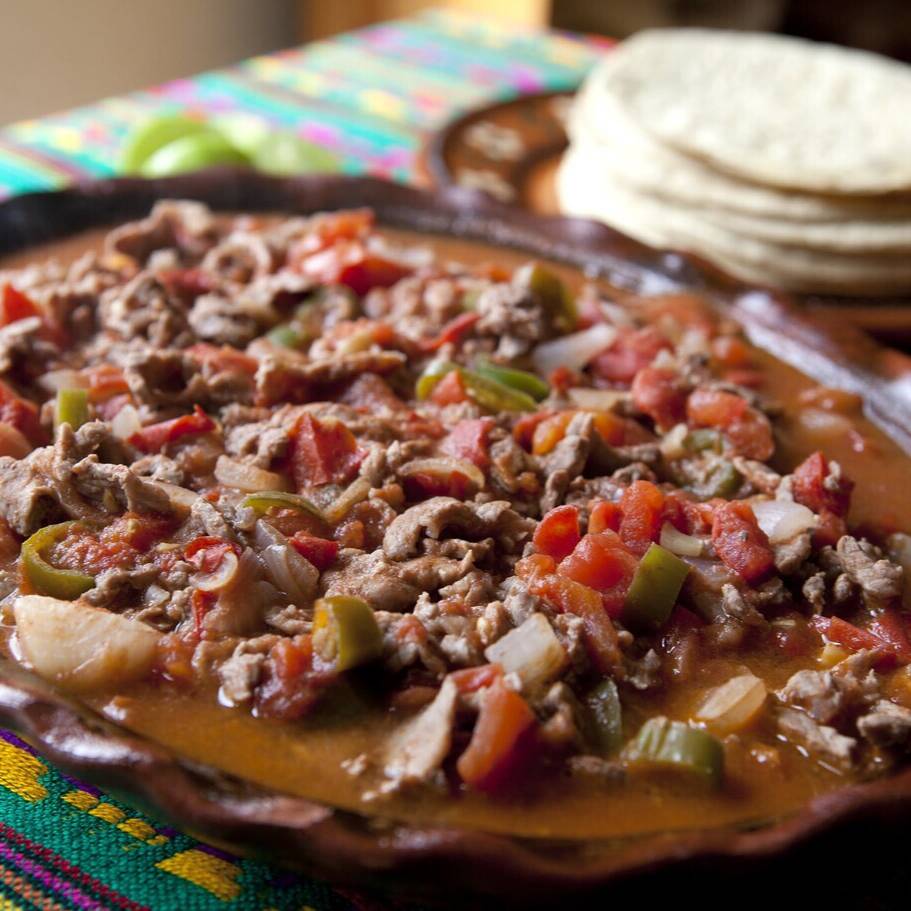 Bistek de Puerco a la Mexicana