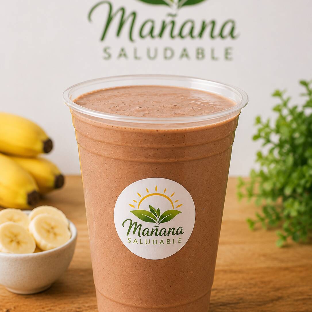 BATIDO DE BANANO Y CHOCOLATE