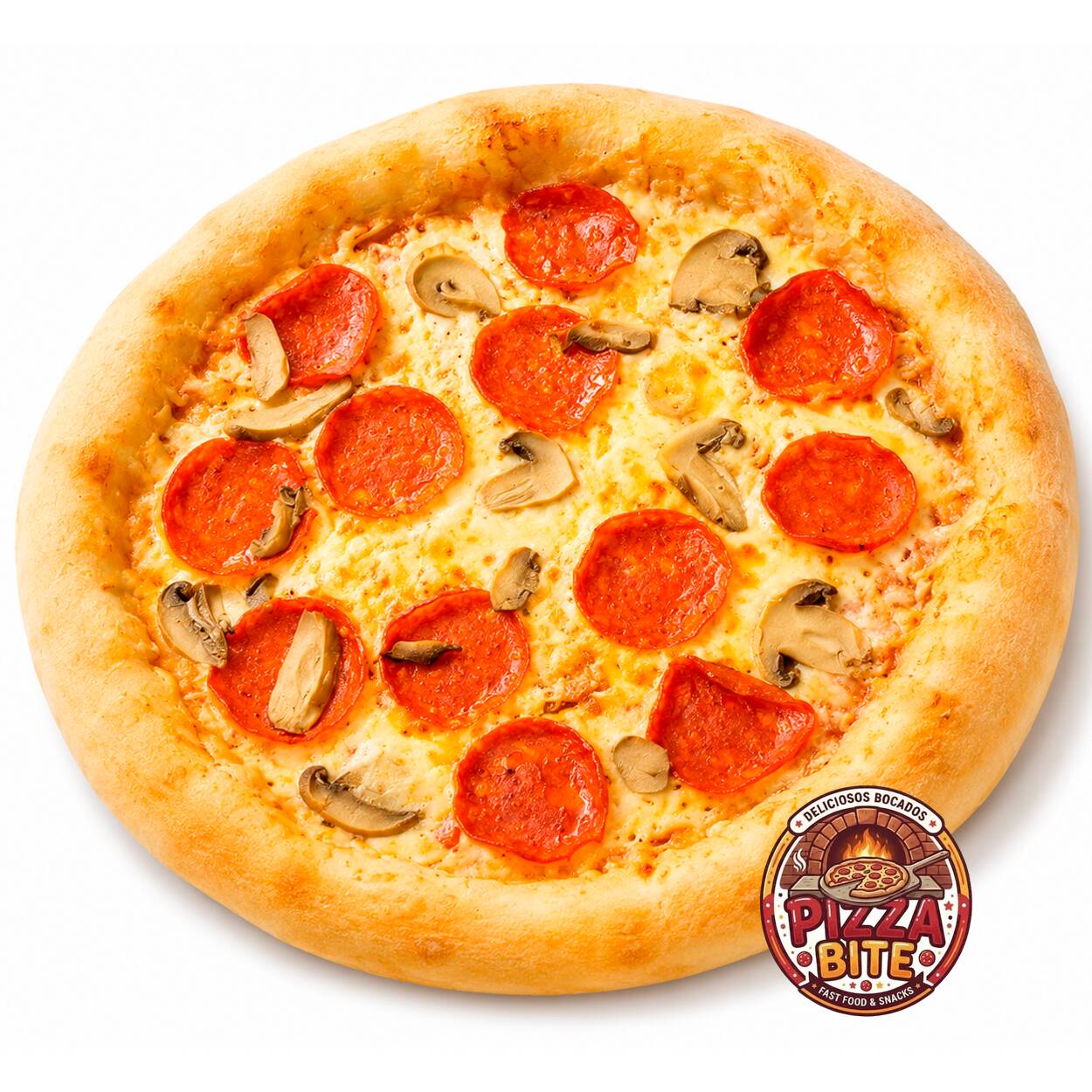PEPPERONI CON CHAMPIÑÓN - GRANDE