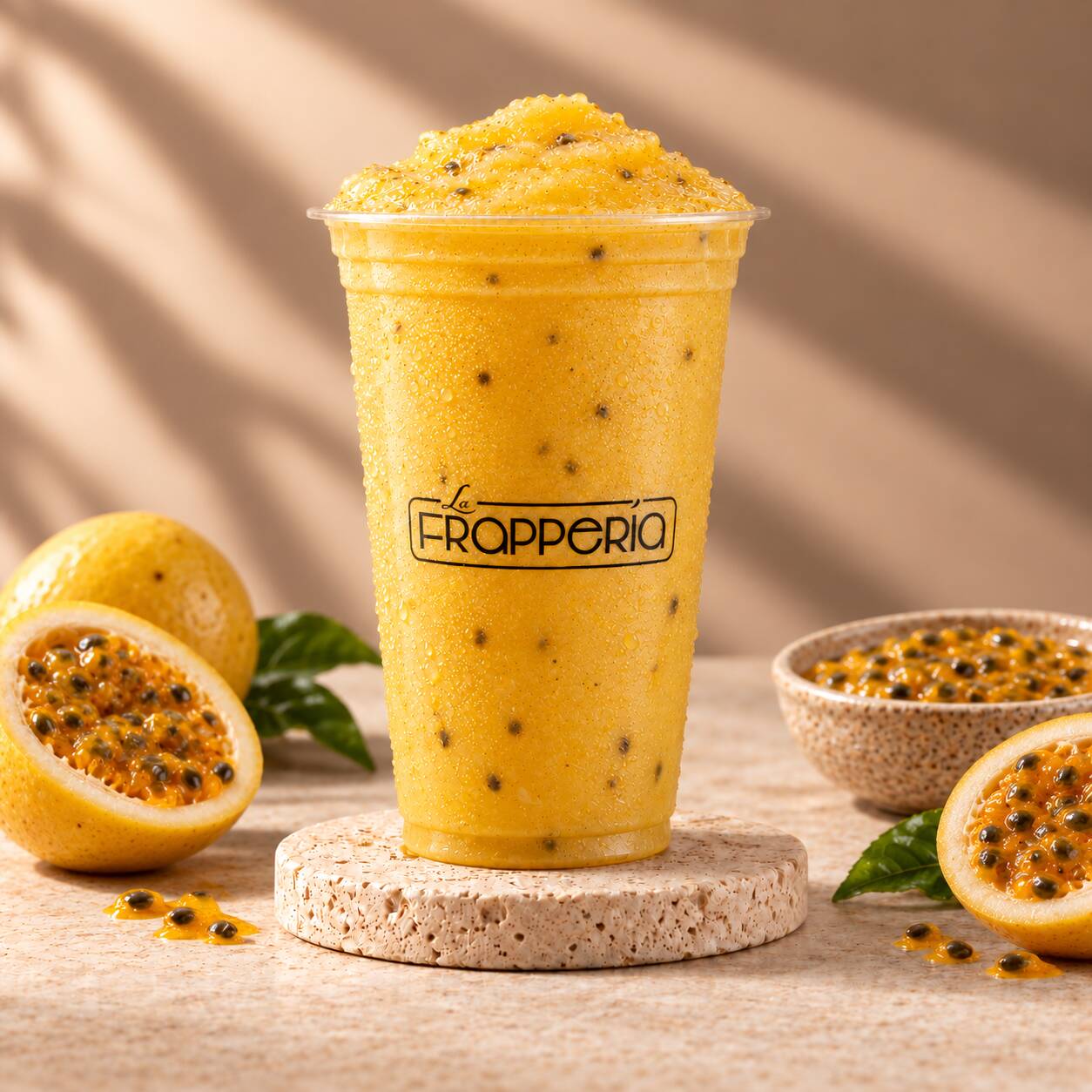 Frapé Maracuyá Agua 16 Oz