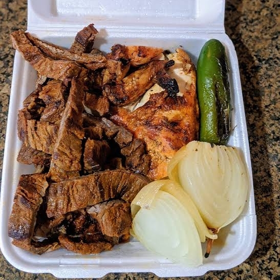 1/2 Kg Carné y 1/2 Pollo