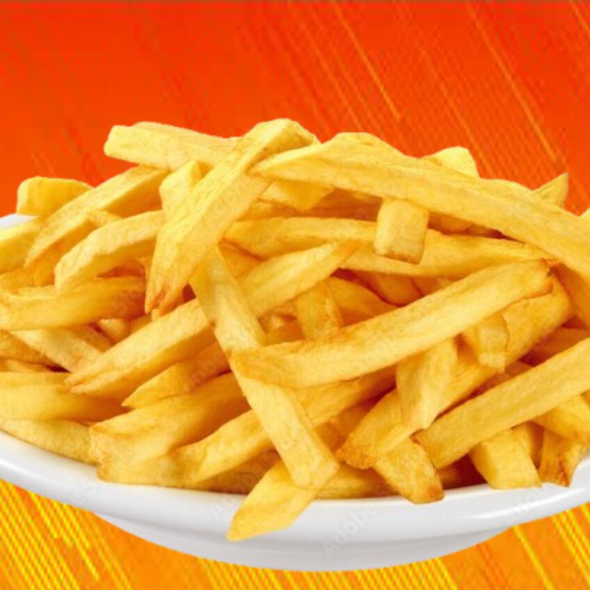 Porção de batata frita crocante por fora e macia por dentro. Feita na hora, bem servida e com sabor irresistível. Ideal para acompanhar qualquer lanche ou matar a fome sozinho!