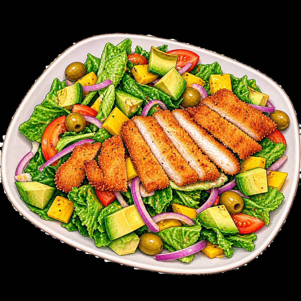 Ensalada de Filete Mero