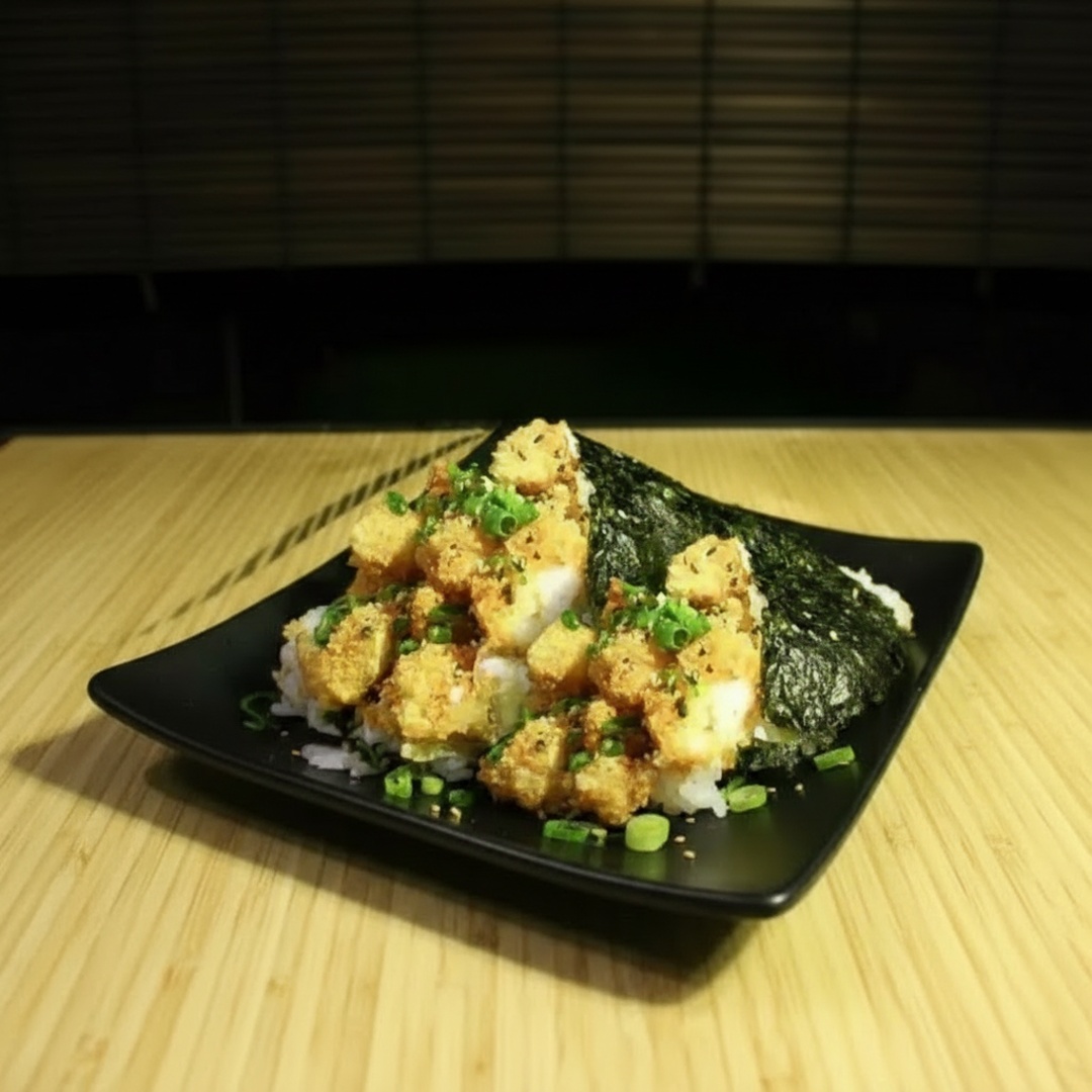 02 temakis com recheio de camarao frito e creme cheese