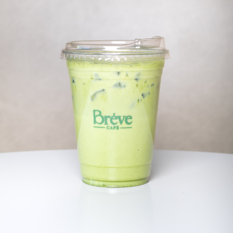 Matcha latte endulzado.