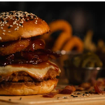 COMBO HAMBURGUESA CHICKEN BBQ
