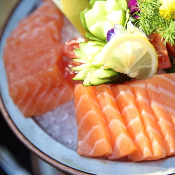 Sashimi fresco atún