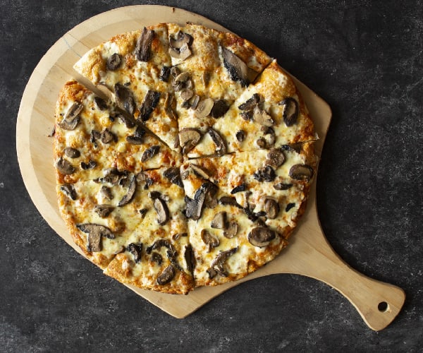 Pizza de champiñon