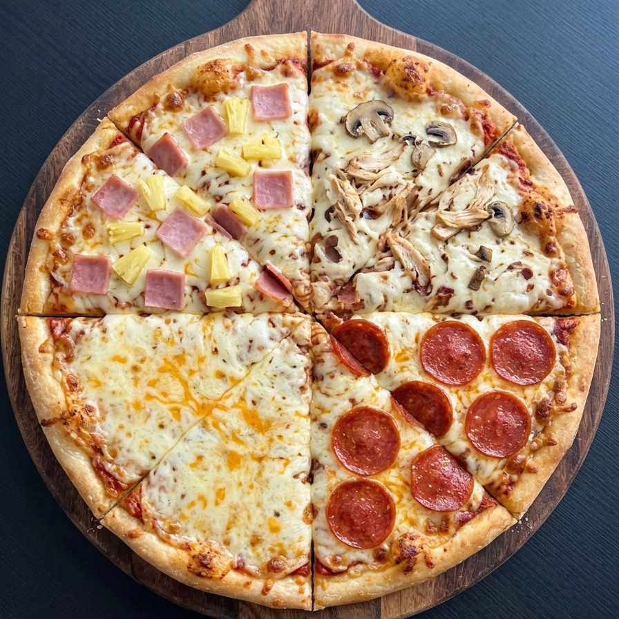 Grande 4 Sabores con ¡Extra! Queso